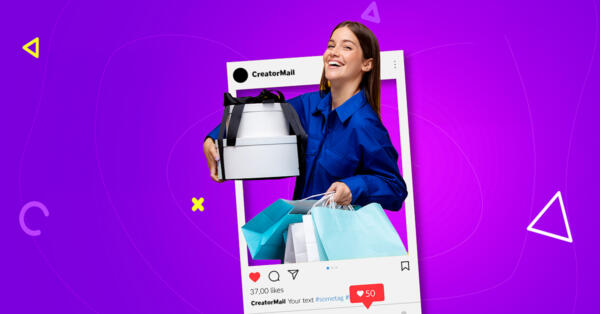 a graphic featuring a girl depicting GenZ, inside instagram interface mockup